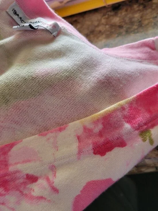 Isaac Mizrahi Sweater Cardigan Top 3X Floral Rose Gardencore Granny Chic Cottage - Picture 11 of 11